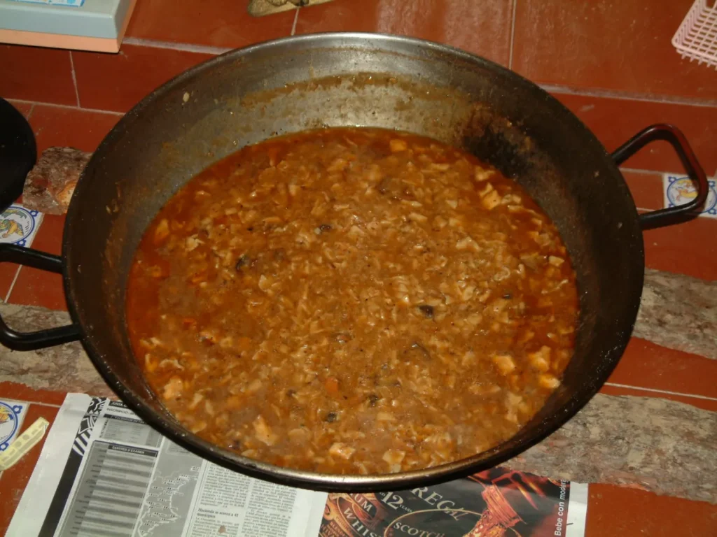 Gazpacho manchego en sartén